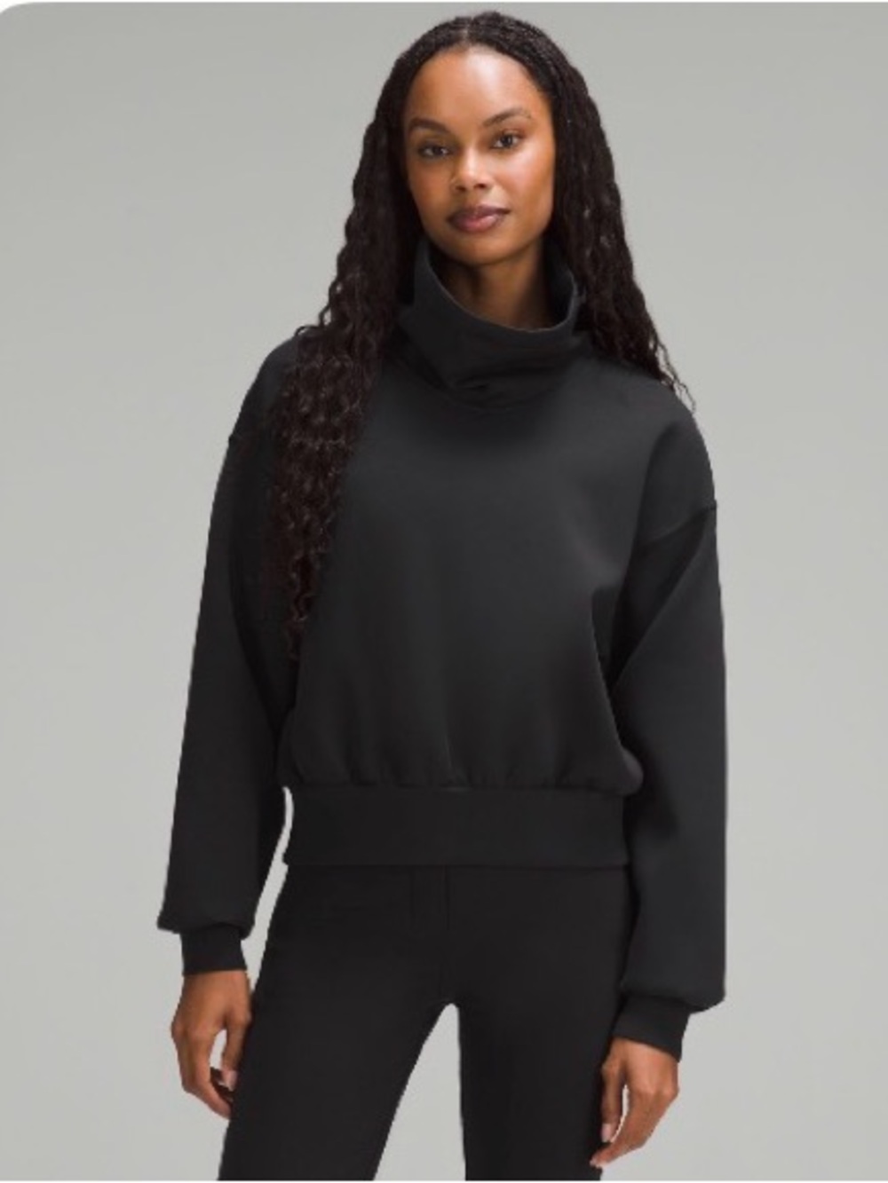 lululemon Full Flourish Pullover - Black Size 4